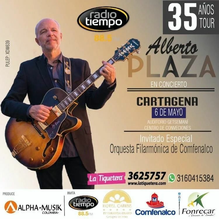 Concierto Alberto Plaza Centro de Convenciones Cartagena de Indias